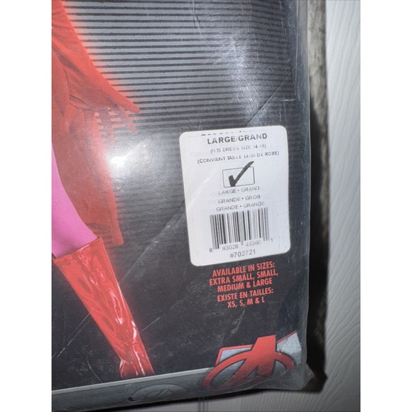 NWT Rubie's Girls Large marvel Disney Wanda's Scarlet Witch Halloween‎ Costume - Picture 3 of 6